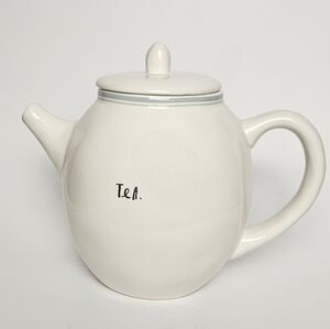 Rae Dunn By Magenta Light Blue Stripe Teapot